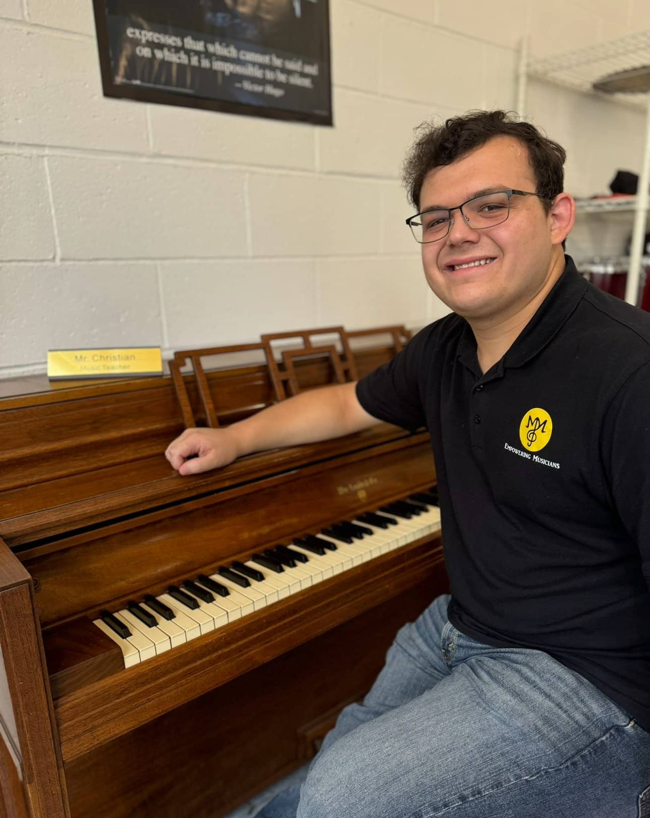 Christian, piano and voice teacher at Michael Mingoia School of Music in Patchogue, NY